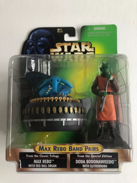 STAR WARS POTF - MAX REBO BAND PAIRS - MAX REBO and DODA BODONAWIEEDO