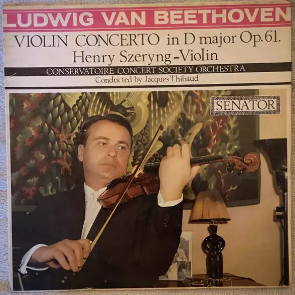 Henryk Szeryng, Jacques Thibaud, Ludwig van Beethoven, Konservatorium Konzert