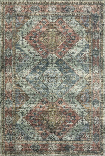 Loloi II Skye Apricot And Mist 2'-0" x 5'-0" Area Rugs SKYESKY-06APMI2050