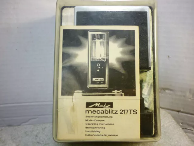 Vintage Metz Mecablitz 217TS Camera Flash New Sealed NOS