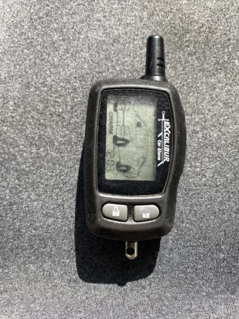 USED Omega EXCALIBUR ELVNTRBB 2-WAY LCD REMOTE FOB TRANSMITTER - TESTED