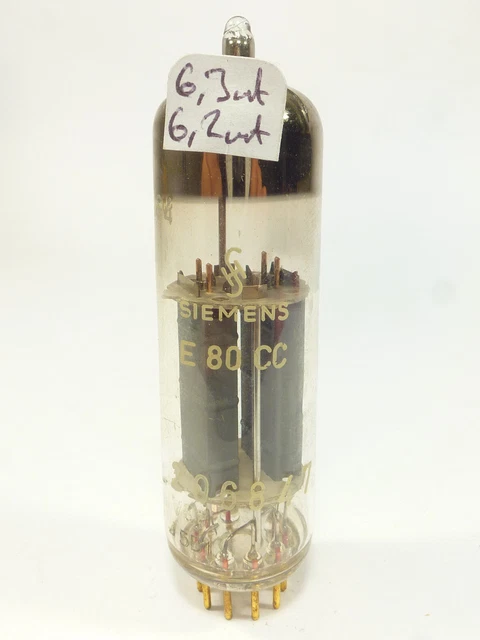 1x E88CC / CCA Tesla Gold Pin NEW in Box very strong TUBE RÖHRE 6922 03