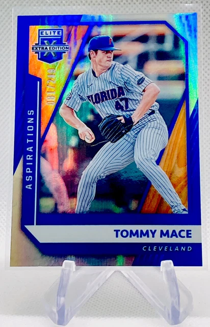 2021 Elite Extra Edition Tommy Mace Aspirations Blue 081/249 #69 - Guardians
