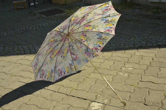 Ombrello da Sole Monet Gaugin Espressionista Truevintage 60s Ombrello