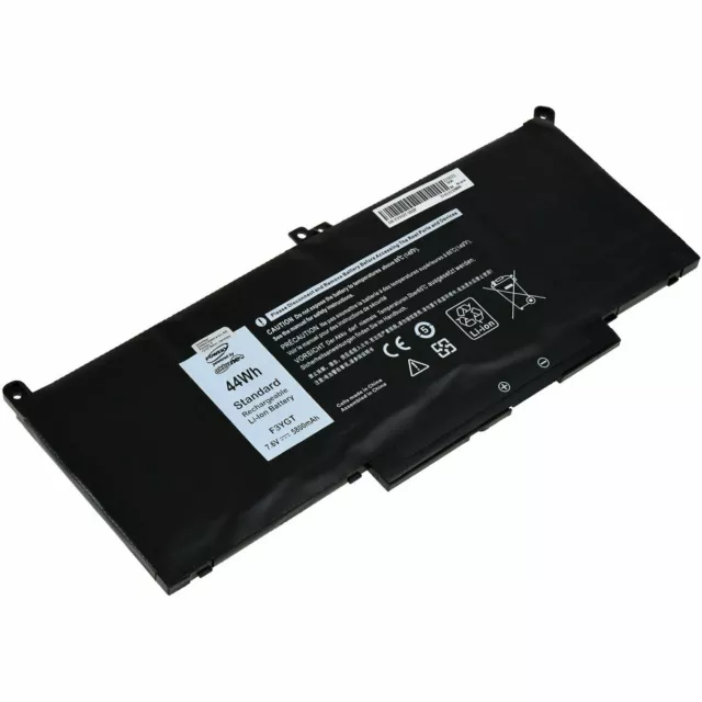 Akku für Laptop Dell Latitude 7490 (i5-8350U FHD) 7,6V 5800mAh/44,1Wh Li-Polymer