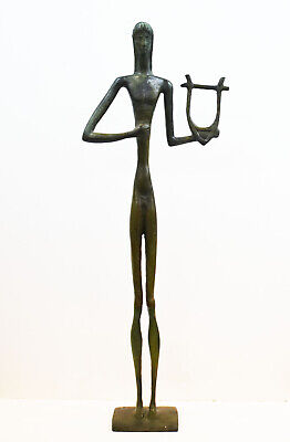 Apollo bronze large statue sculpture - God of light sun music poetry prophecy