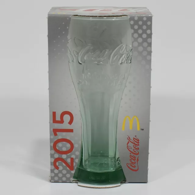 McDonalds Coca Cola Coke Glass 2015 100 Years of Coke Bottle 2015 in Box