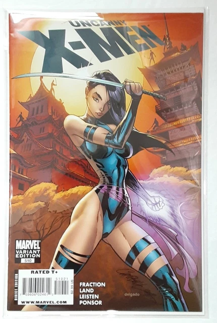 Uncanny X-Men #510 J Scott Campbell Variant UNREAD VF+ Marvel 2009 Greg Land