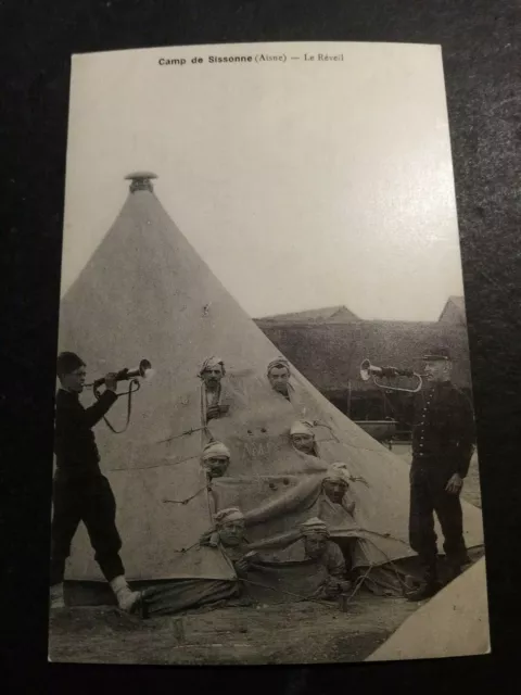 CPA Reissue, Military, Camp Of Sissonne, Postcard