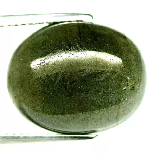 Shola Auténtico 11,40 CT Natural Raro Gatos Ojo Escapoita/Wernerit Tansan