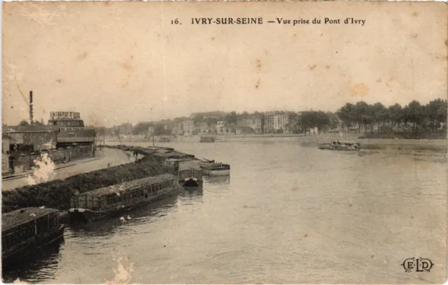 CPA Ivry vue prise du Pont d'Ivry (1349066)