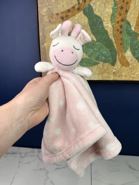 PRIMARK GIRAFFE COMFORTER soft toy Early days pink cow blankie 14.00 PicClick UK