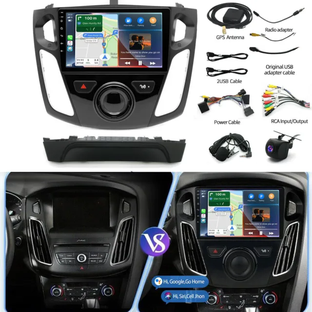 For 2012-2018 2013 2014 Ford Focus Gps Navi Android 12 Car Stereo Radio Carplay