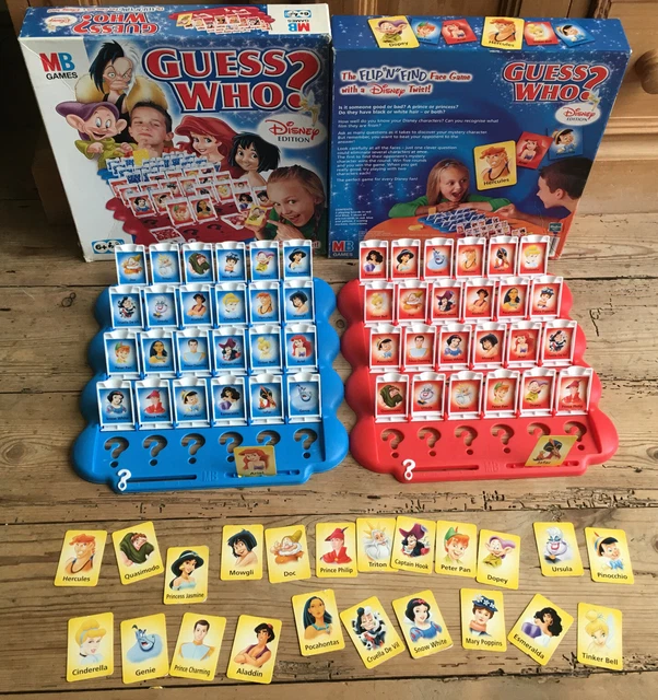 GUESS WHO DISNEY Edition! MB Games! Rare! Just Missing Instructions! £