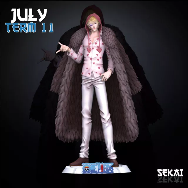 Corazon ONE PIECE stampa 3D resina 8K *stampa su commissione*ACTION FIGURE