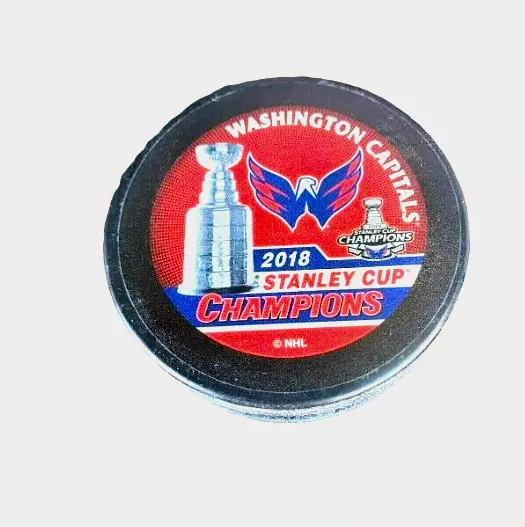 WASHINGTON CAPITALS Puk 2018 Stanley Cup Champions Souvenir Hockey Puck New