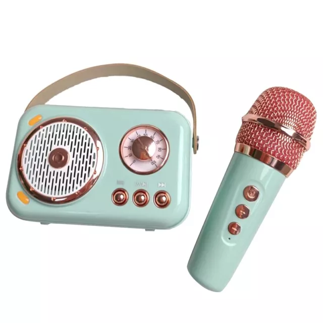 FAMILLE EXTÉRIEURE ENFANTS Karaoké Haut-Parleur Bluetooth Microphone Sans  E2 EUR 56,39 - PicClick FR
