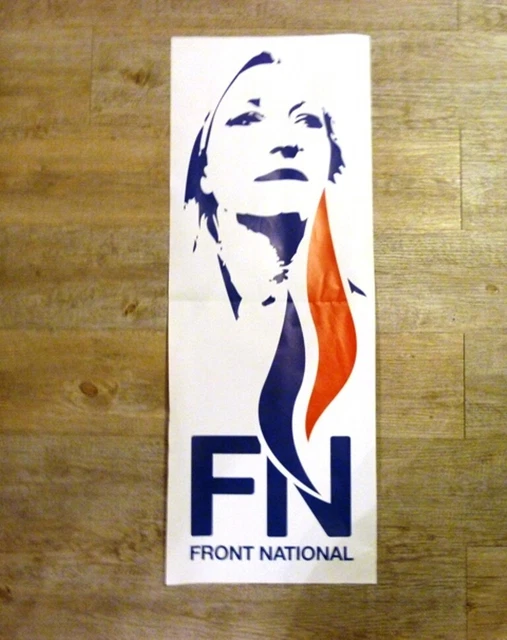 AFFICHE MARINE LE PEN stylisée présidentielle 2012 EUR 10,00 PicClick FR