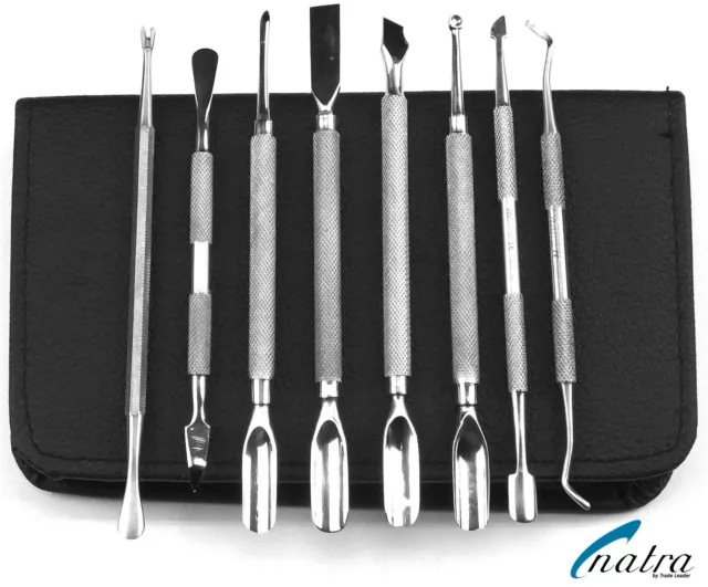 Soin des Ongles Cadeau Set Manucure Pédicure Pusher Gouge Cure-Ongles Main