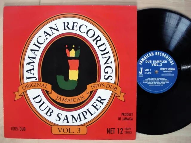 Dub Sampler Vol 3 UK LP Johnny Clarke Bunny Lee JRLP030 2008 EX/EX