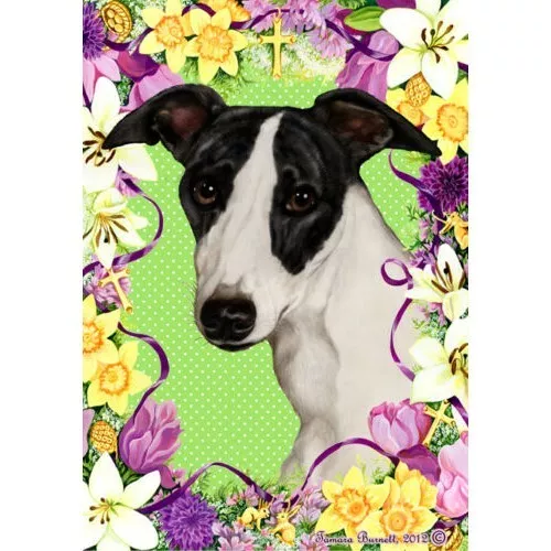 Easter Garden Flag - Whippet 330621