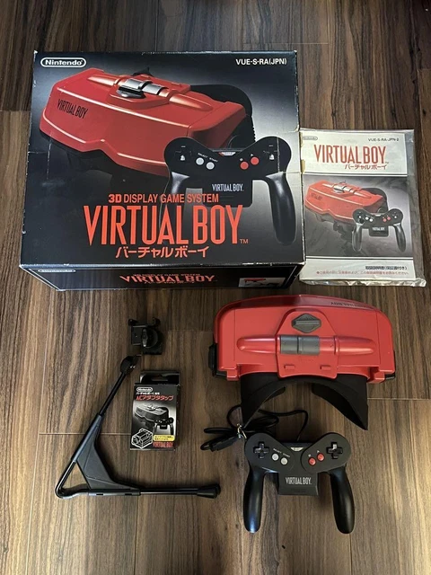 NINTENDO VIRTUALBOY VUE-001 中古ジャンク品16 NINTENDO VIRTUAL BOY VB Console VUE-S-RA with Box Tested $1,171.19