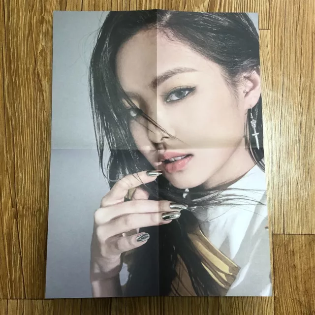 BLACKPINK JENNIE [ Kill This Love Official Folded Poster ] New /+GFT