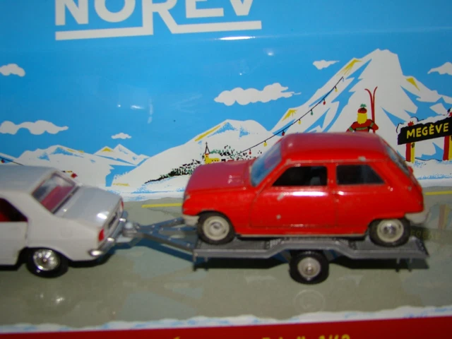 Modèle Réduit Norev 1/43 - Renault 5 Rouge Auto-école - Jet-Car - France 1972 - Occasion
