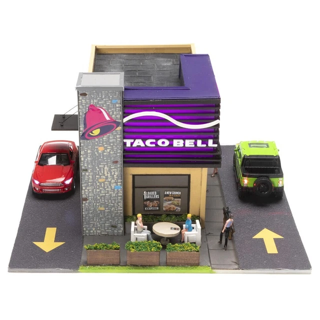 TACO BELL RESTAURANT Building O Gauge Scale Model Train Menards Limited