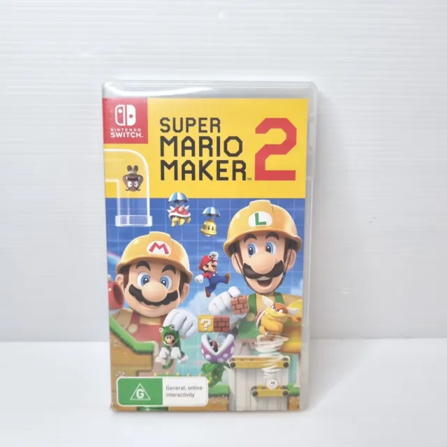 Box Case Only! Super Mario Maker 2 Nintendo Switch NO GAME