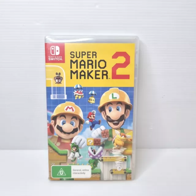 Box Case Only! Super Mario Maker 2 Nintendo Switch NO GAME