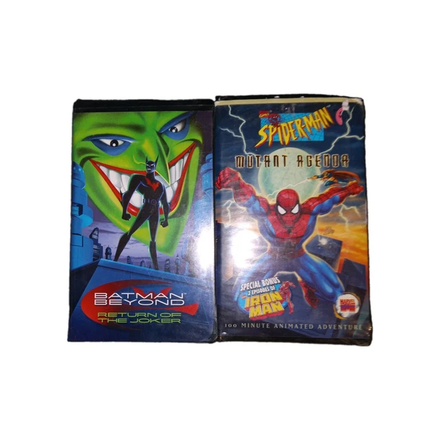 SPIDERMAN MUTANT AGENDA Batman Beyond Return Of The Joker VHS 15 90 spiderman-mutant-agenda-batman-beyond-return-of-the-joker-vhs-15-90