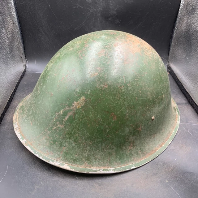 Mk 3 Turtle Shell ORIGINAL BRITISH/CANADIAN ARMY WW2 Mk3 Turtle High Rivet Combat Steel ...