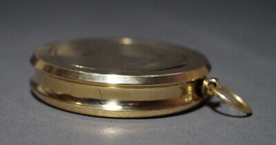Brass Compass Locket Vintage Jewelry Nautical Pendant Pocket Compass Anchor