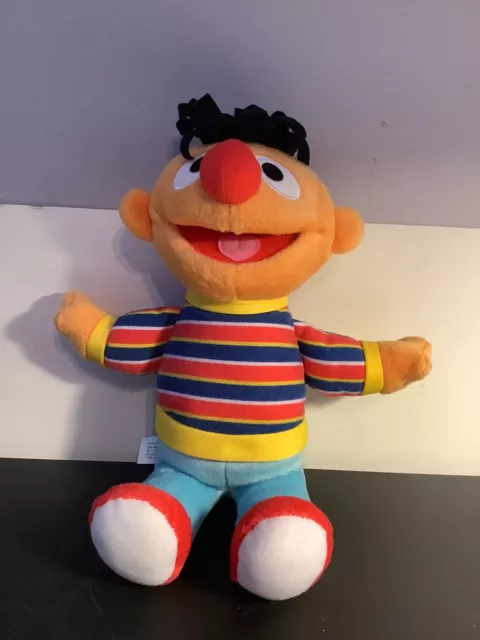 ernie sesame street plush 12” stuffed 2002 fisher price
