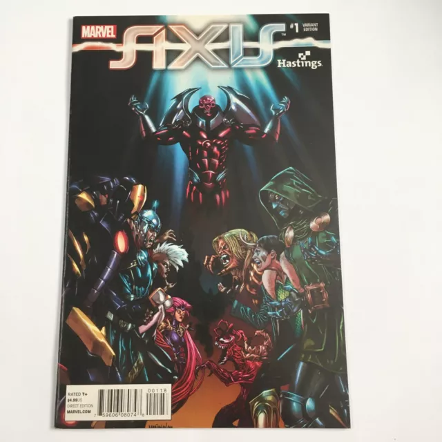 Avengers and X-Men Axis #1 Hastings Variant Cover 2014 MARVEL COMICS Vf/Nm