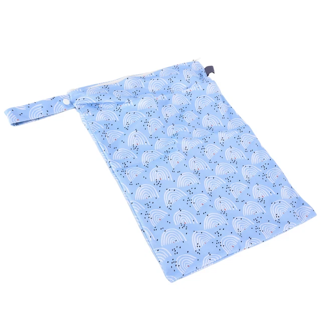Cloth Diaper Wet Dry Bags Reusable Waterproof Double Zipper Design Multifunction