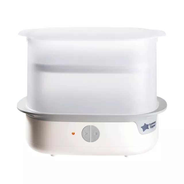 Tommee Tippee Advanced Elektrischer Sterilisator Geräte Super Steam Weiß B-WARE 2