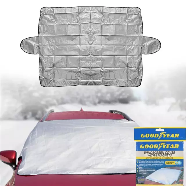 Goodyear Windscreen Cover Magnetic Car Window Screen Frost Ice Snow Protector