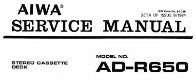 AIWA dx-m80 Schematic Service Manual schaltplan schematique 
