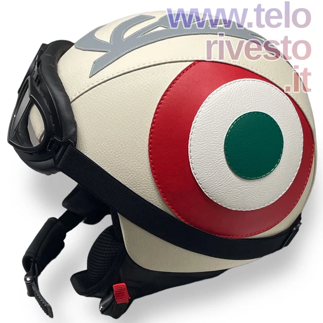 Vespa VJ Fluo Helm rood fluoriserend | Vespa VJ Helmen | Vespa helmen | Vespa helmen | Online Shop by RWN