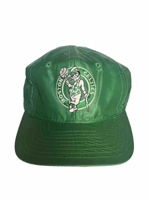 Vintage Boston Celtics Ripstop SnapBack Hat Official NBA