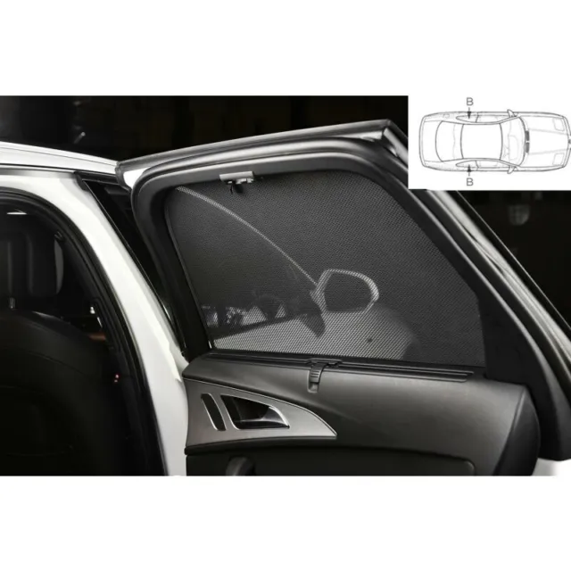Sonnenschutz für Mercedes C-Klasse Kombi S205 ab 2014 Blenden hintere Türen , 2-