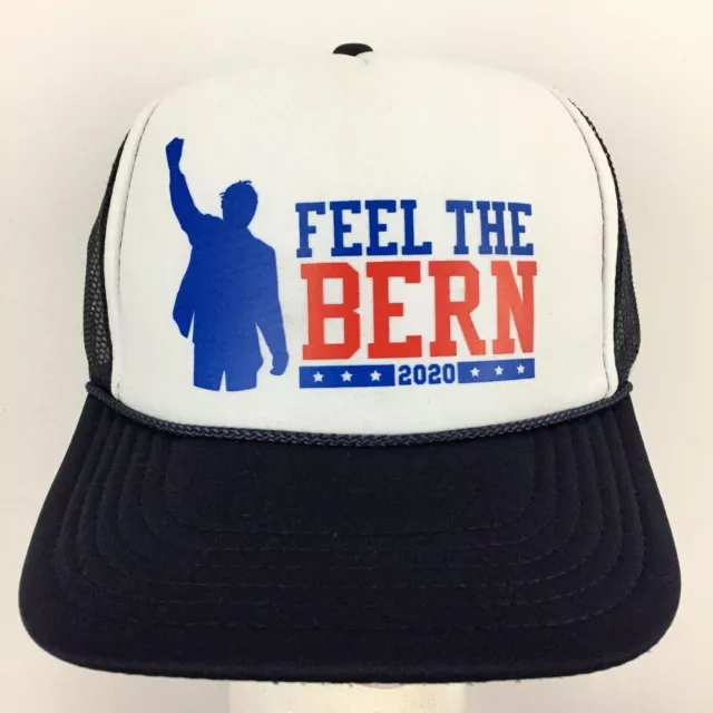 Feel The Bern Bernie Sanders 2020 Cap Democratic Presidential Mesh Trucker Hat