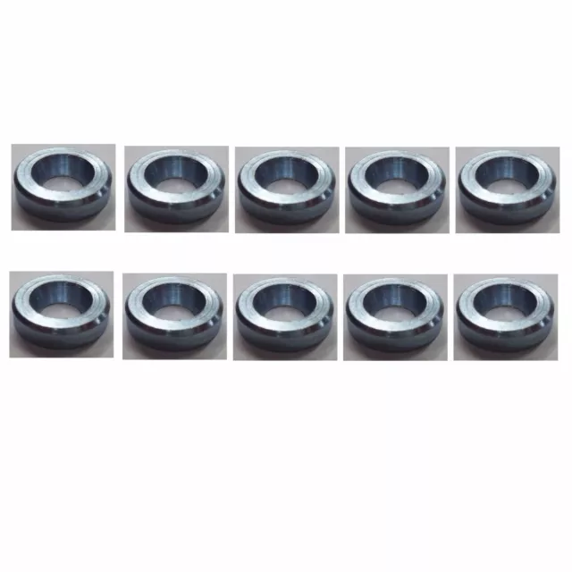 10 x Peugeot/Citroen Alloy Wheel Flat Conversion Washers For Tapered Seat Bolts