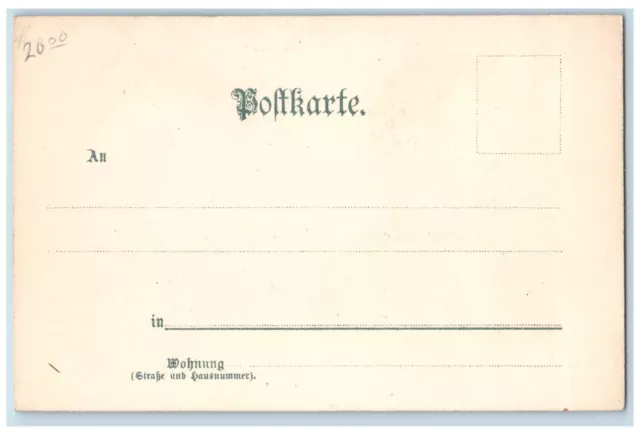 Richard Wagner Postcard German Composer Theatre Director c1905 Unposted Antique 2
