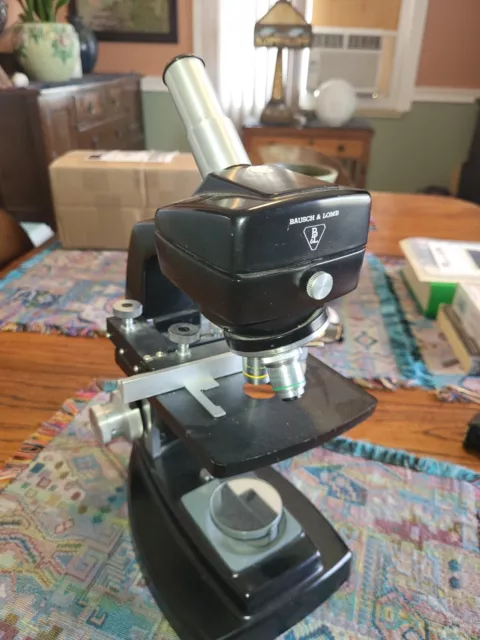 bausch lomb microscope vintage