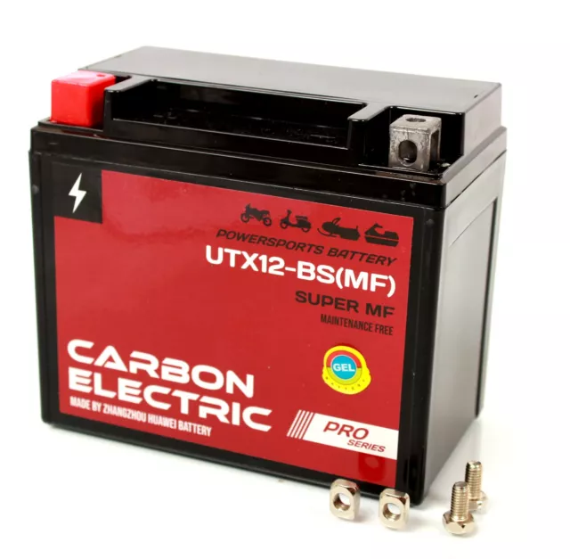 Batterie Carbon Electric Gel UTX12-BS ersetzt YTX12-BS