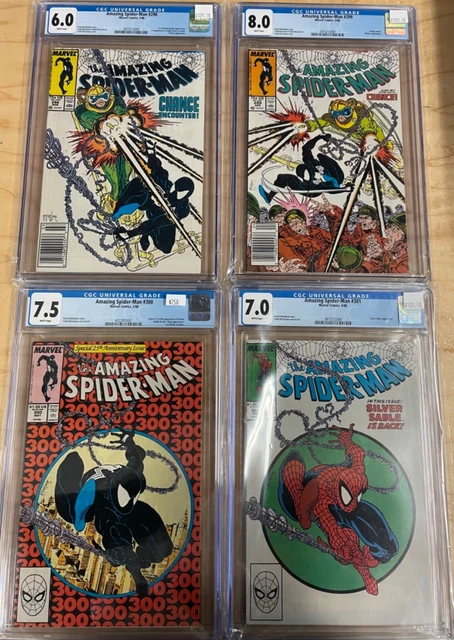 Amazing Spider-Man #298, #299, #300 & #301 CGC Graded Set of 4! KEYS!! L@@K!