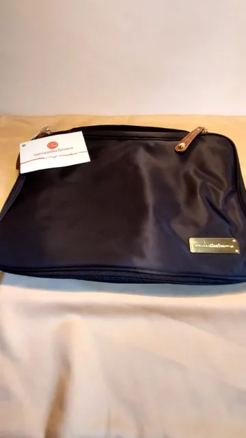 Samantha Brown Travel Jewelry Case Black w/ Removable Pouches NWT Preowned